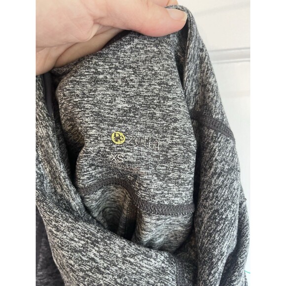 Zella High Waist Grey Crop Leggings w/Mesh Panels SZ XS Activewear Athleisure - Picture 9 of 9